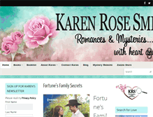 Tablet Screenshot of karenrosesmith.com